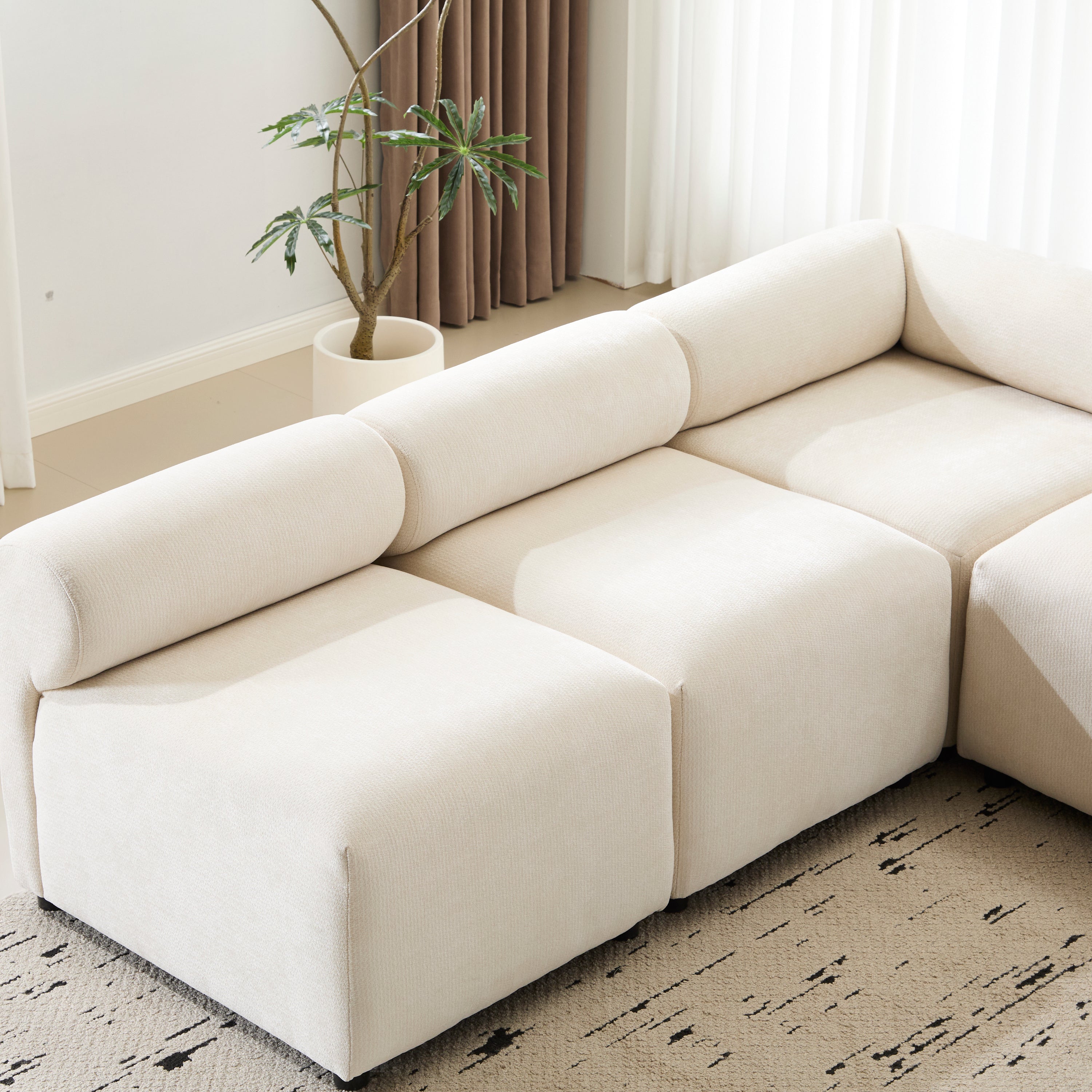 Modular Chenille Sofa