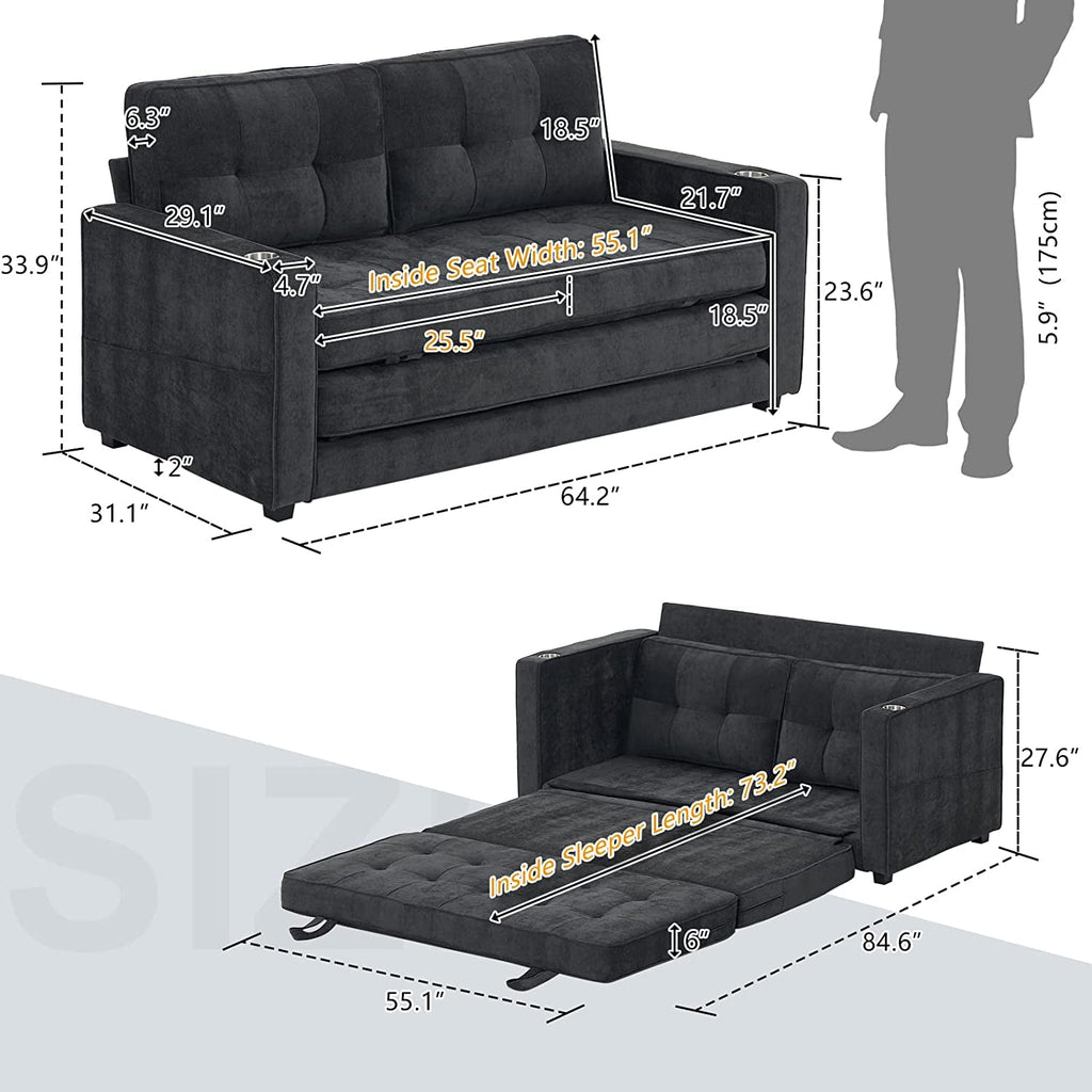Futon Sofa Bed (Full)