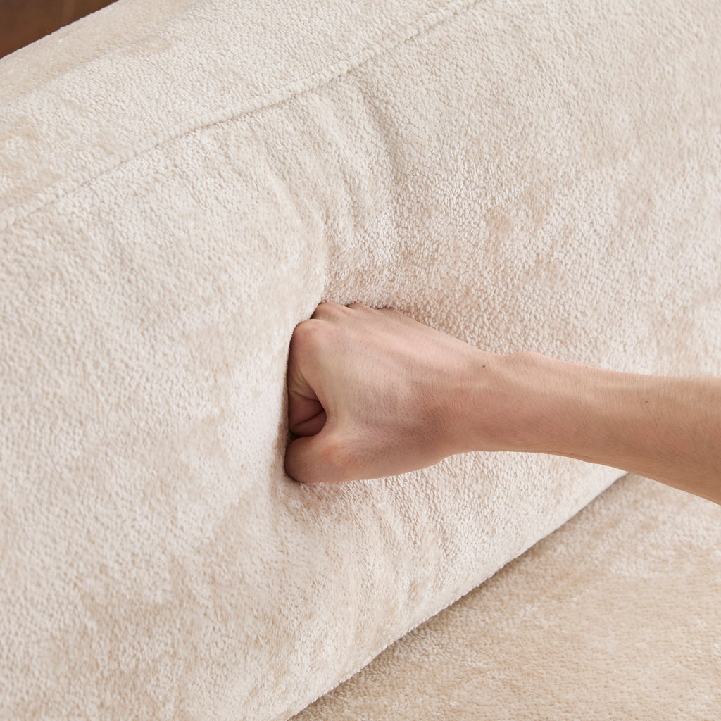 77" Modern Boucle Sofa