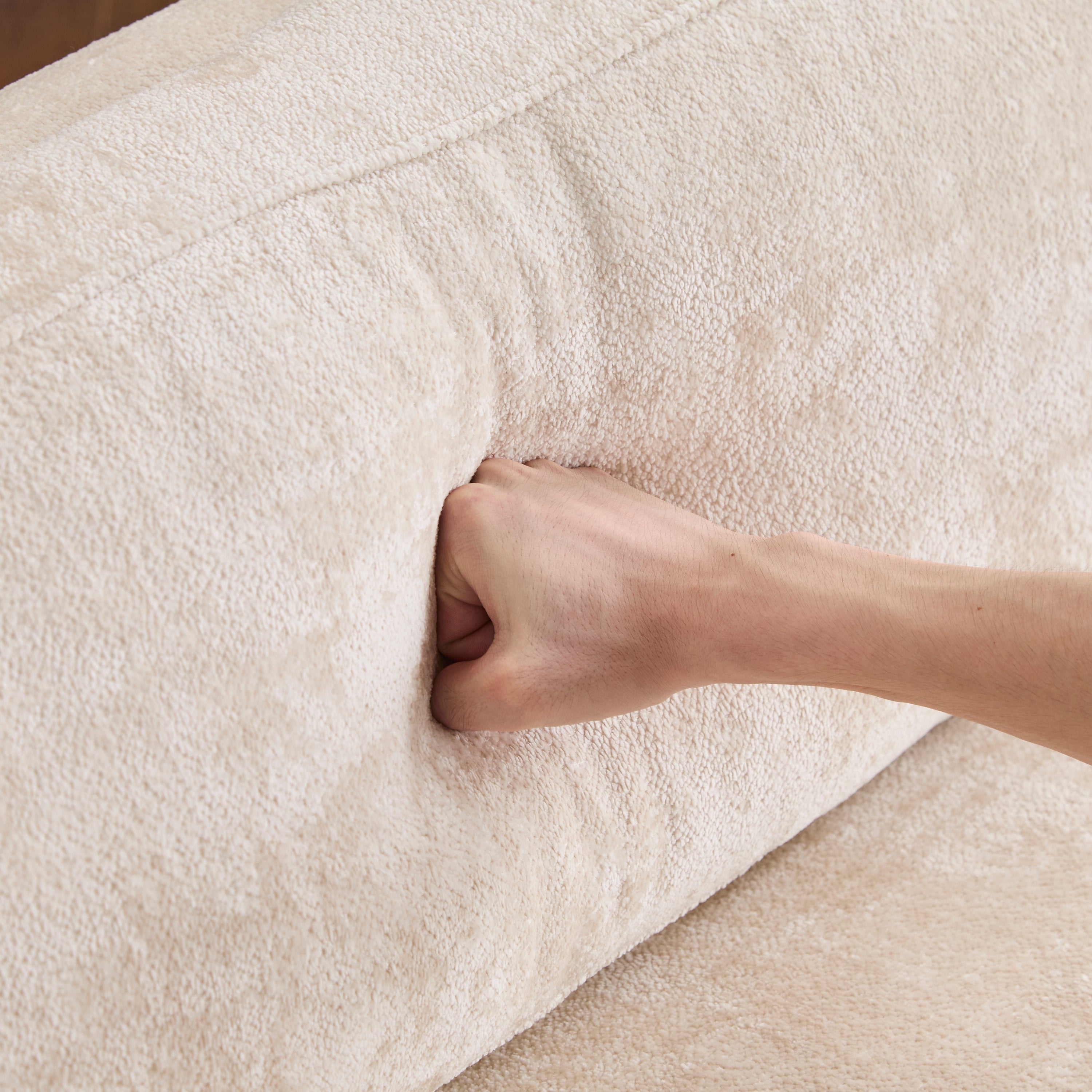 77" Modern Boucle Sofa