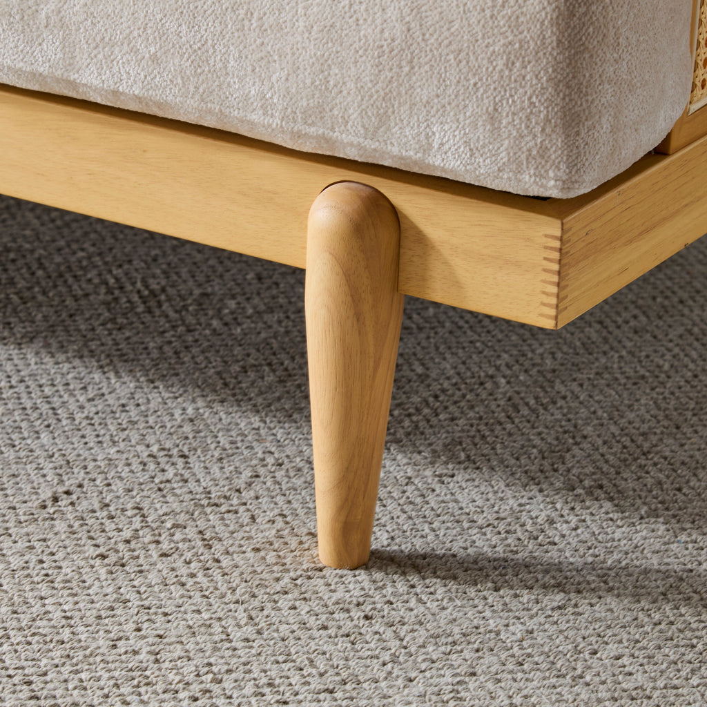 72" Boucle Sofa