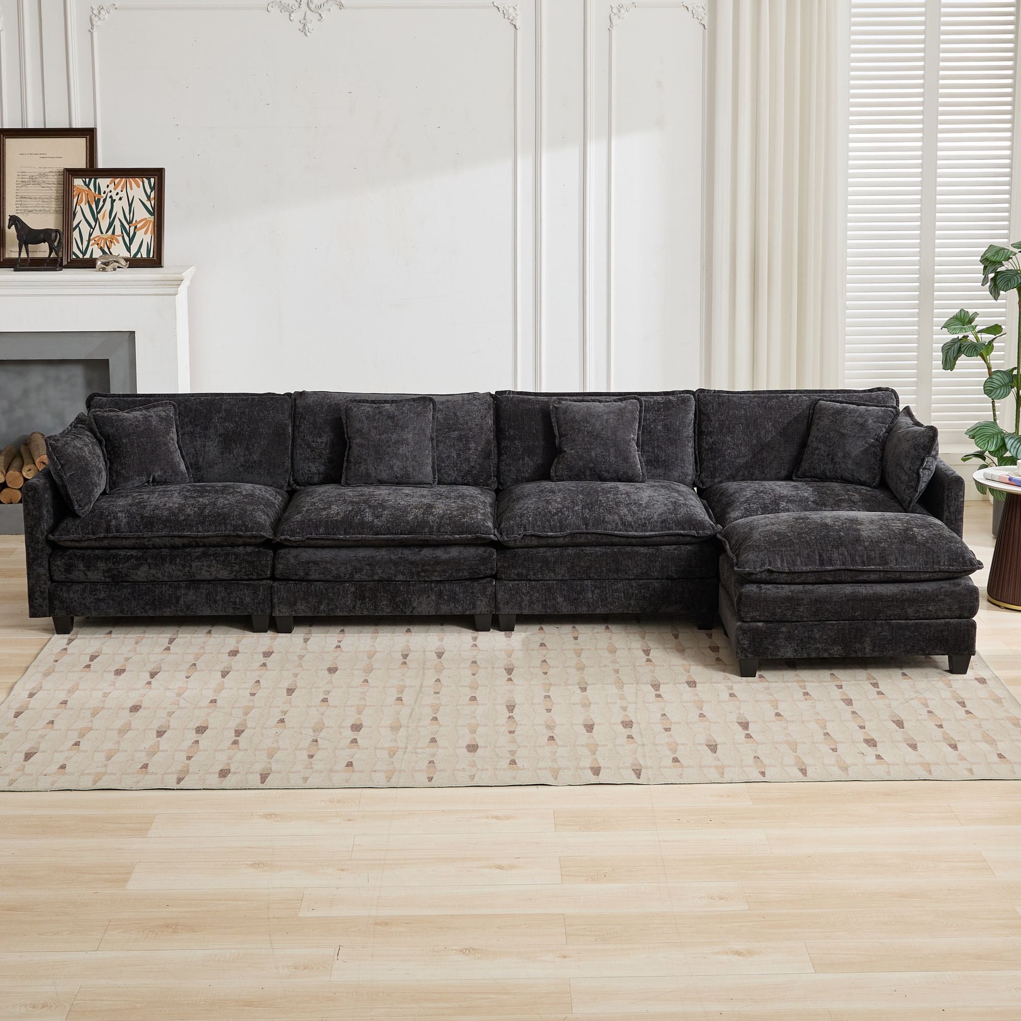 Cloud Chenille Sectional Sofa