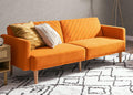 Chloe Futon Sofa Bed With Tapered Legs
