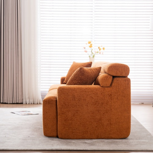 Orange Compressed Sofa