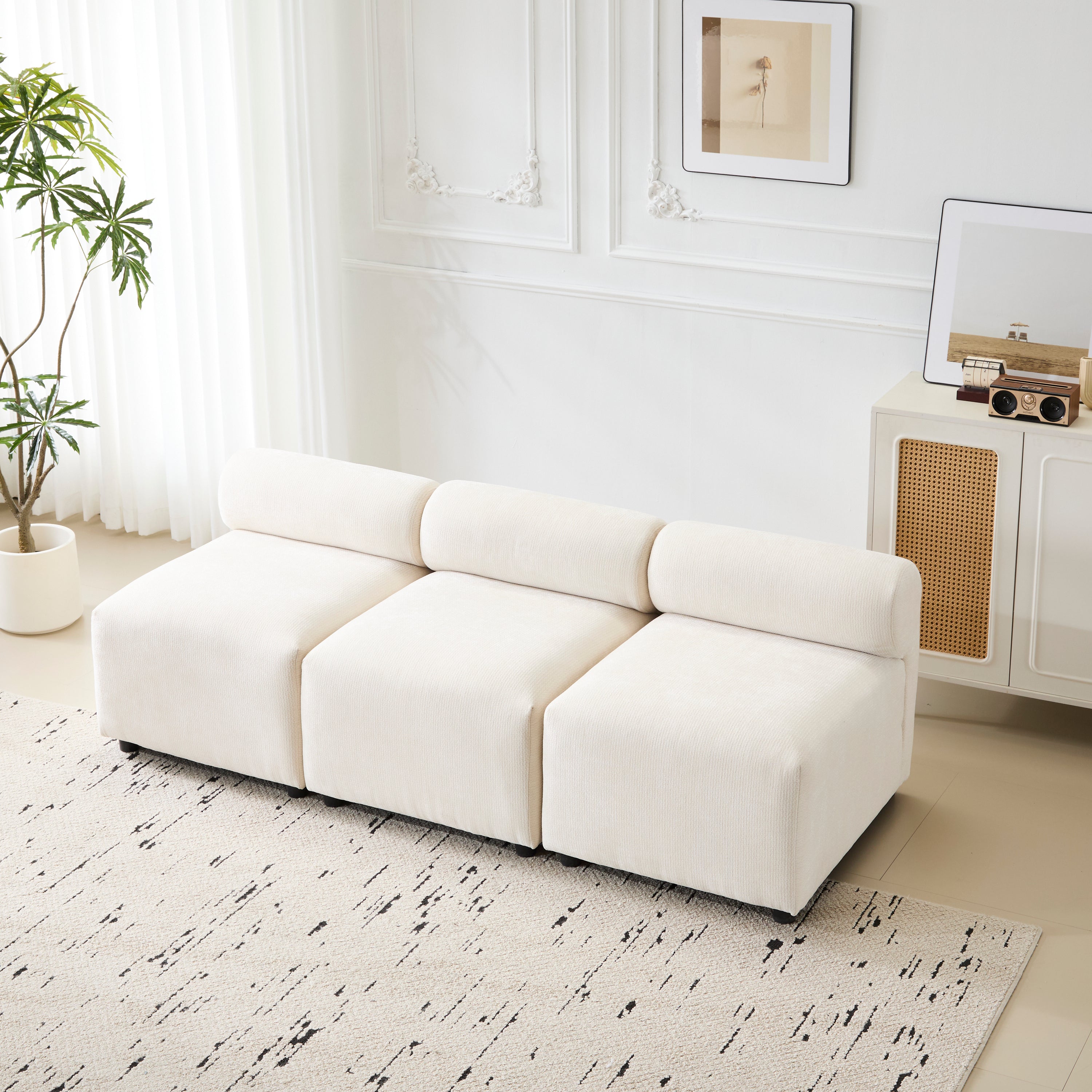 Modular Chenille Sofa