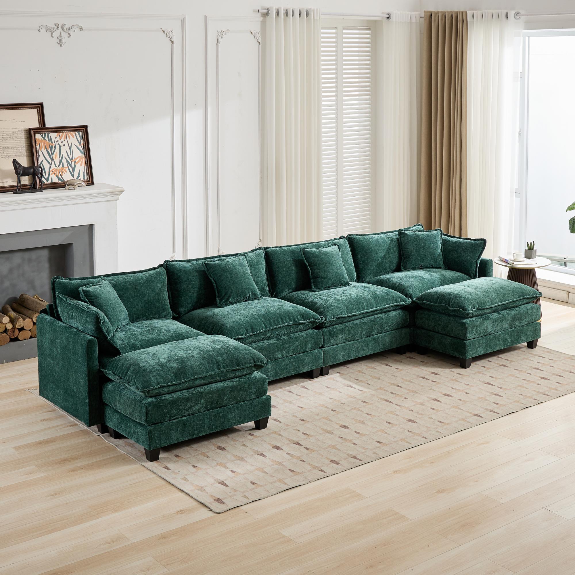Cloud Chenille Sectional Sofa