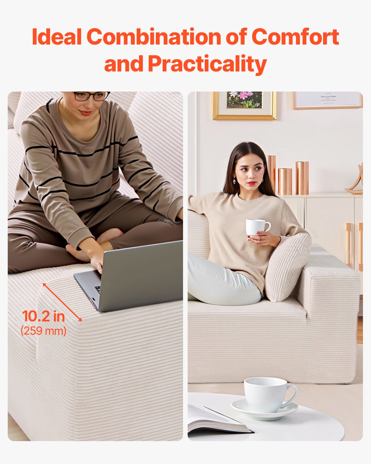 Modular L Shaped Modular Cloud Sofa