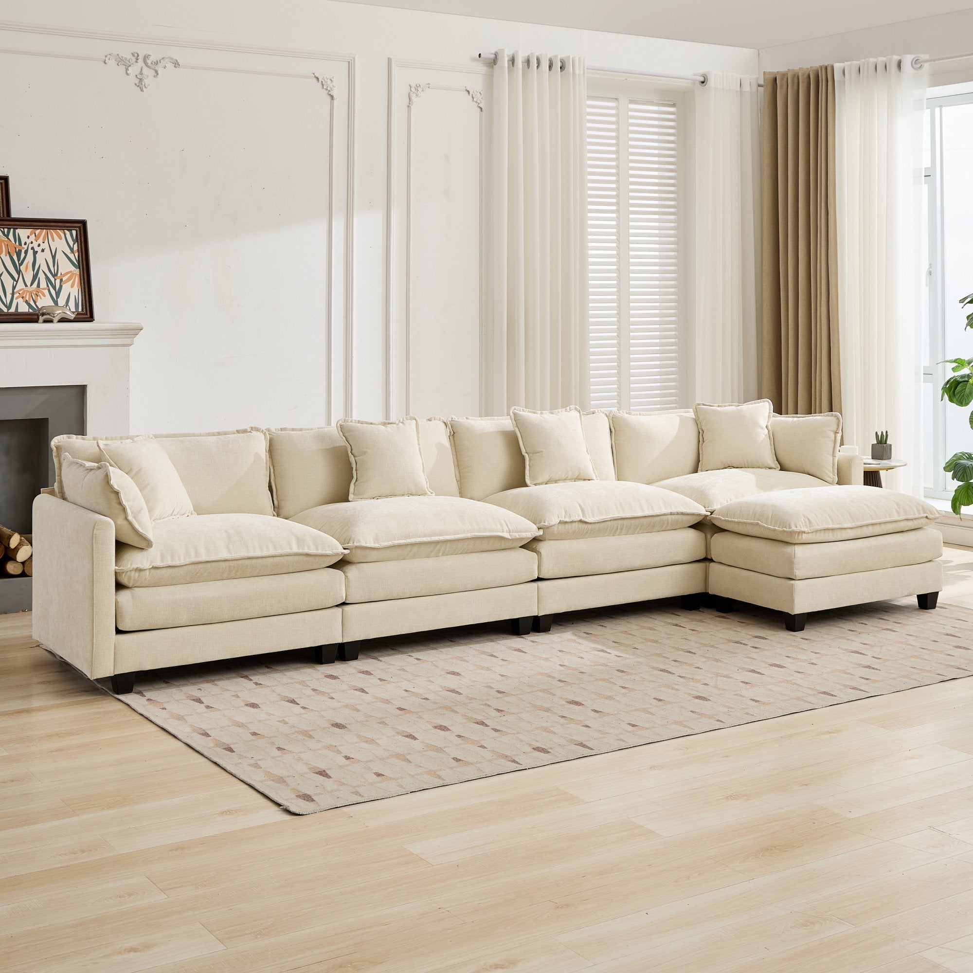 Cloud Chenille Sectional Sofa