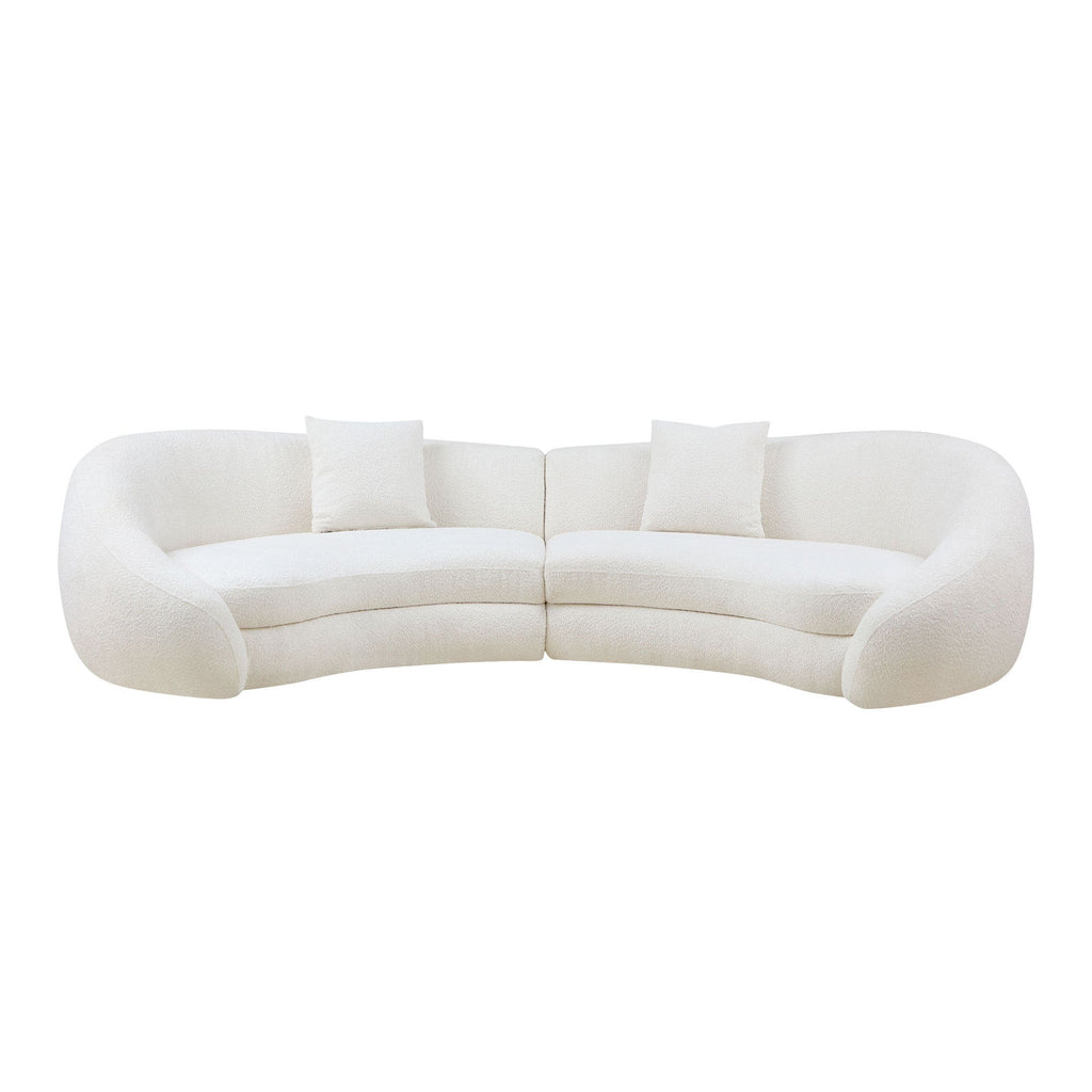 125.98 inch Modern Curved Sofa