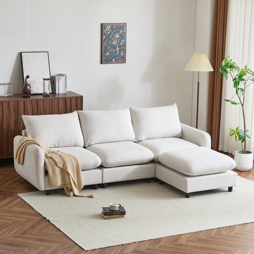 Modular Upholstered Convertible Sofa