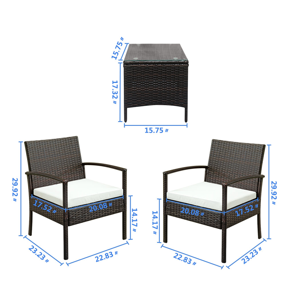 3piece Patio set