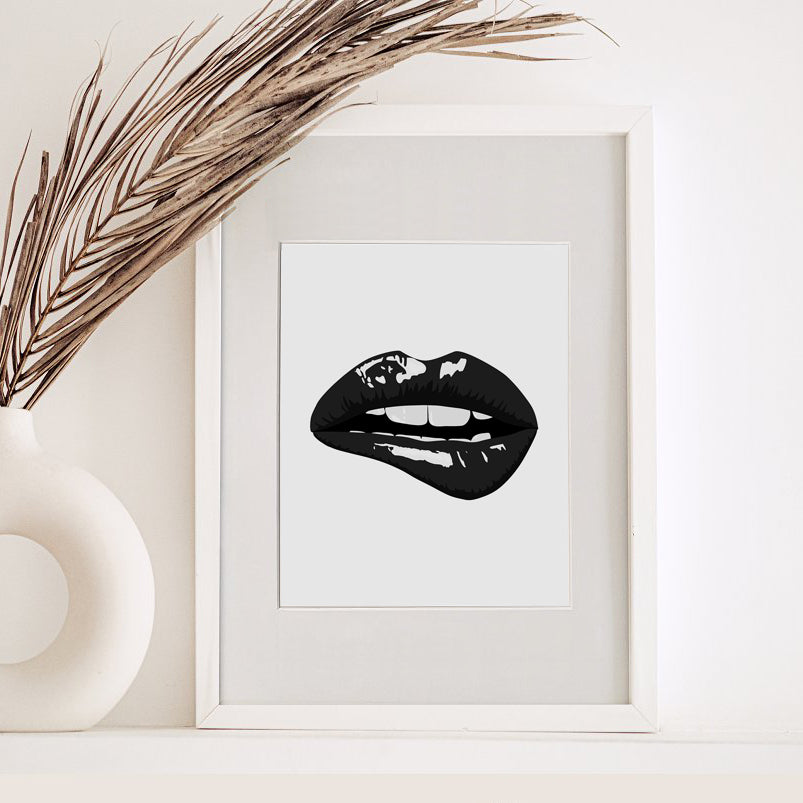 Lips Art Print