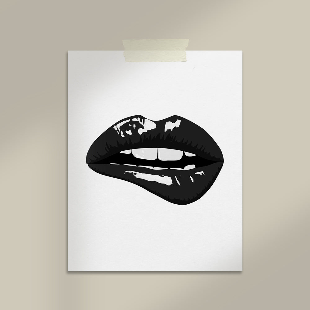 Lips Art Print
