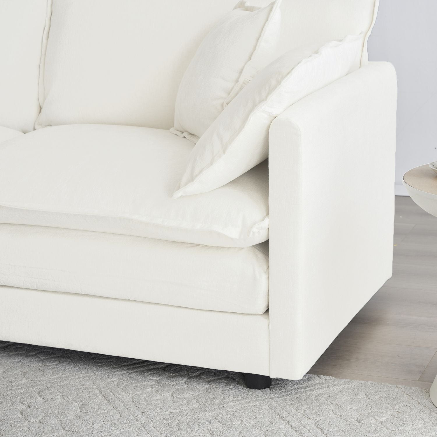 Modern 3 Piece Sofa Set Extra Deep