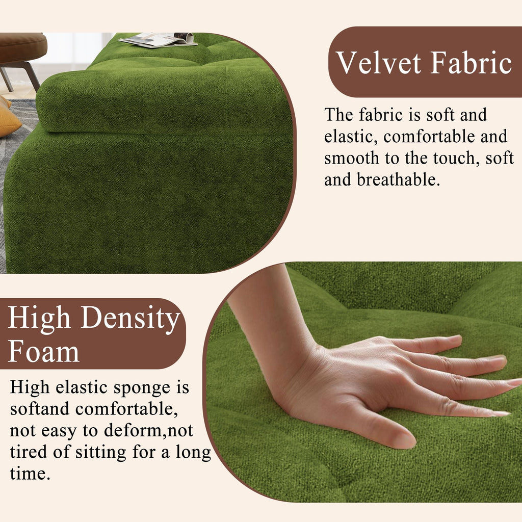 Velvet Modern Sofa Bed