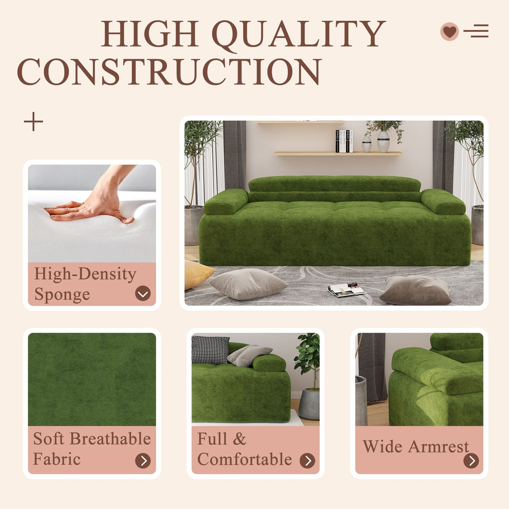 Velvet Modern Sofa Bed