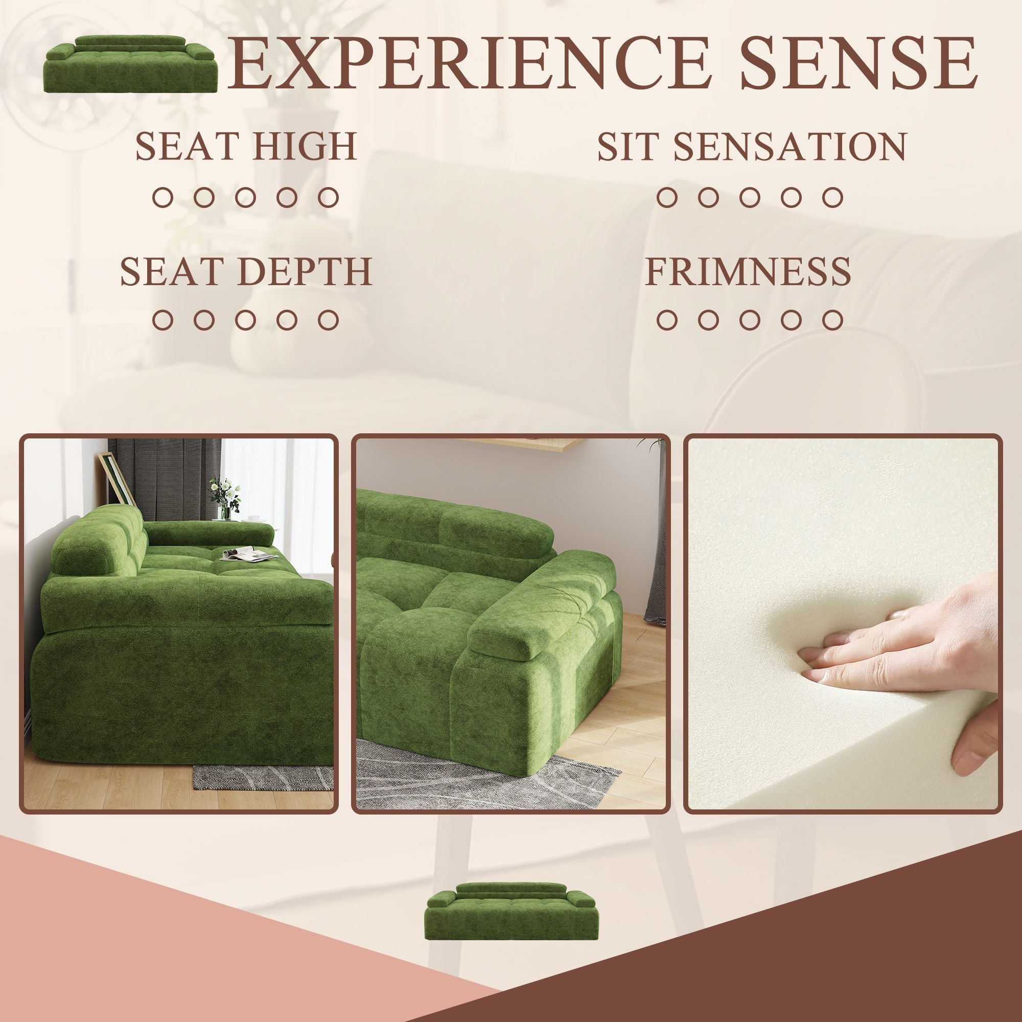 Velvet Modern Sofa Bed