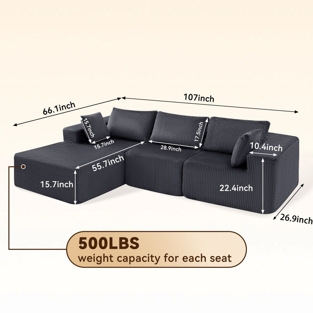 108-inch Modular Combination Sofa