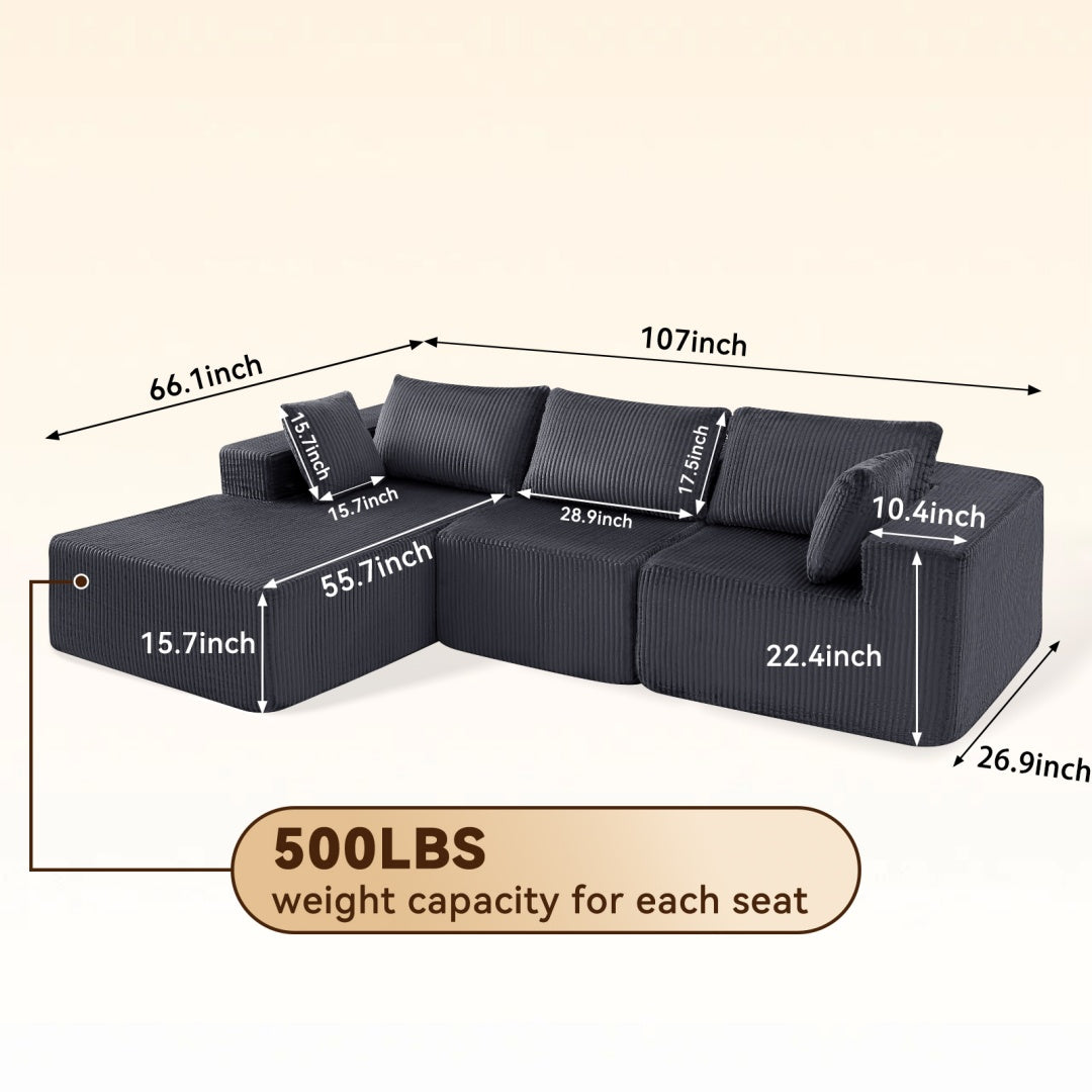 108-inch Modular Combination Sofa