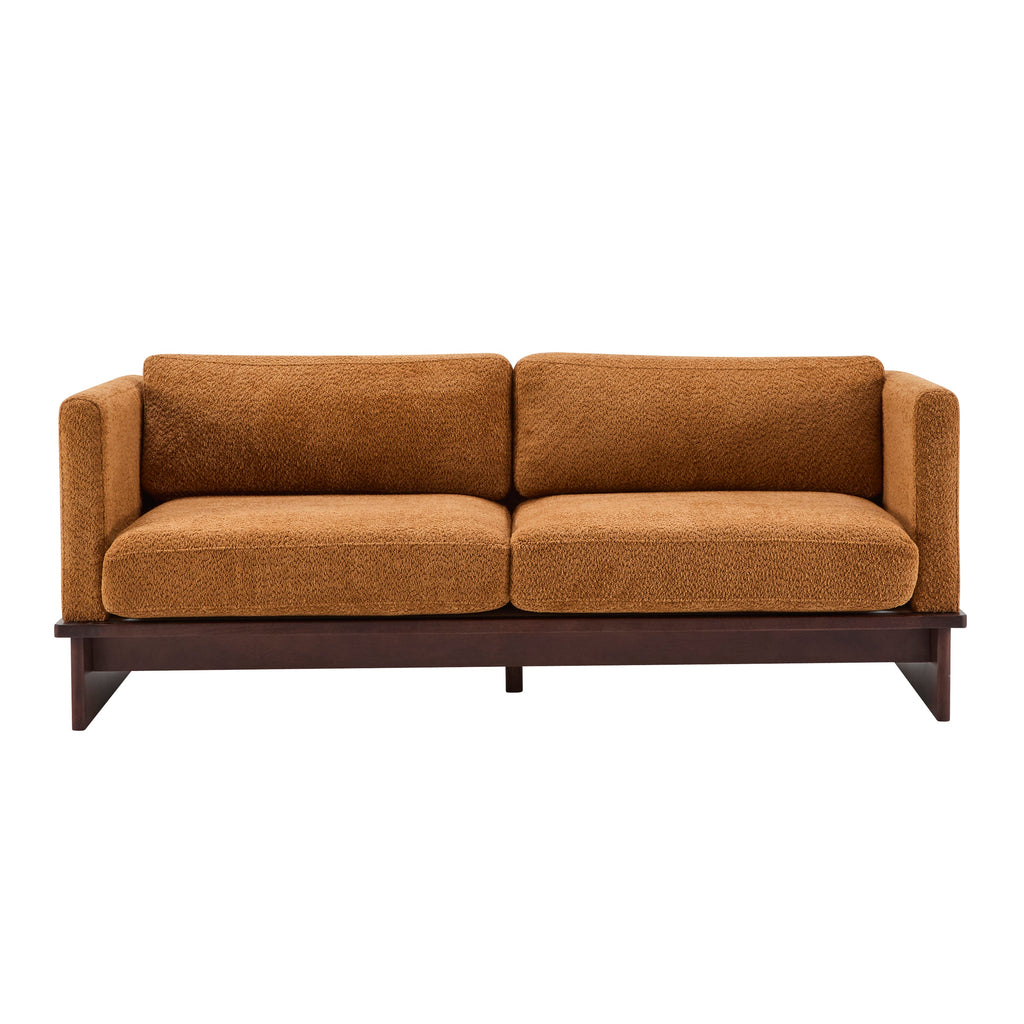 77" Modern Boucle Sofa