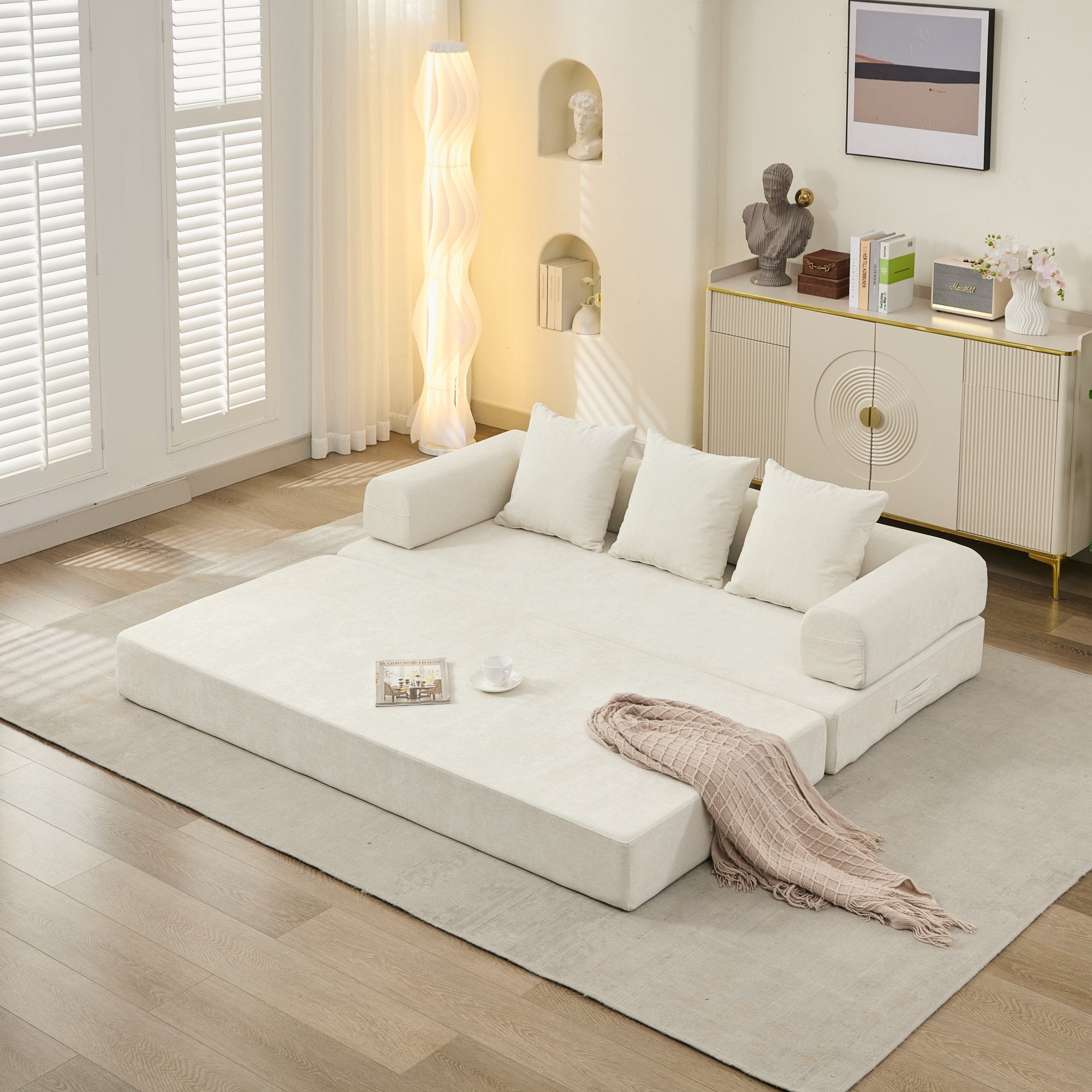 Chenille folding Sofa