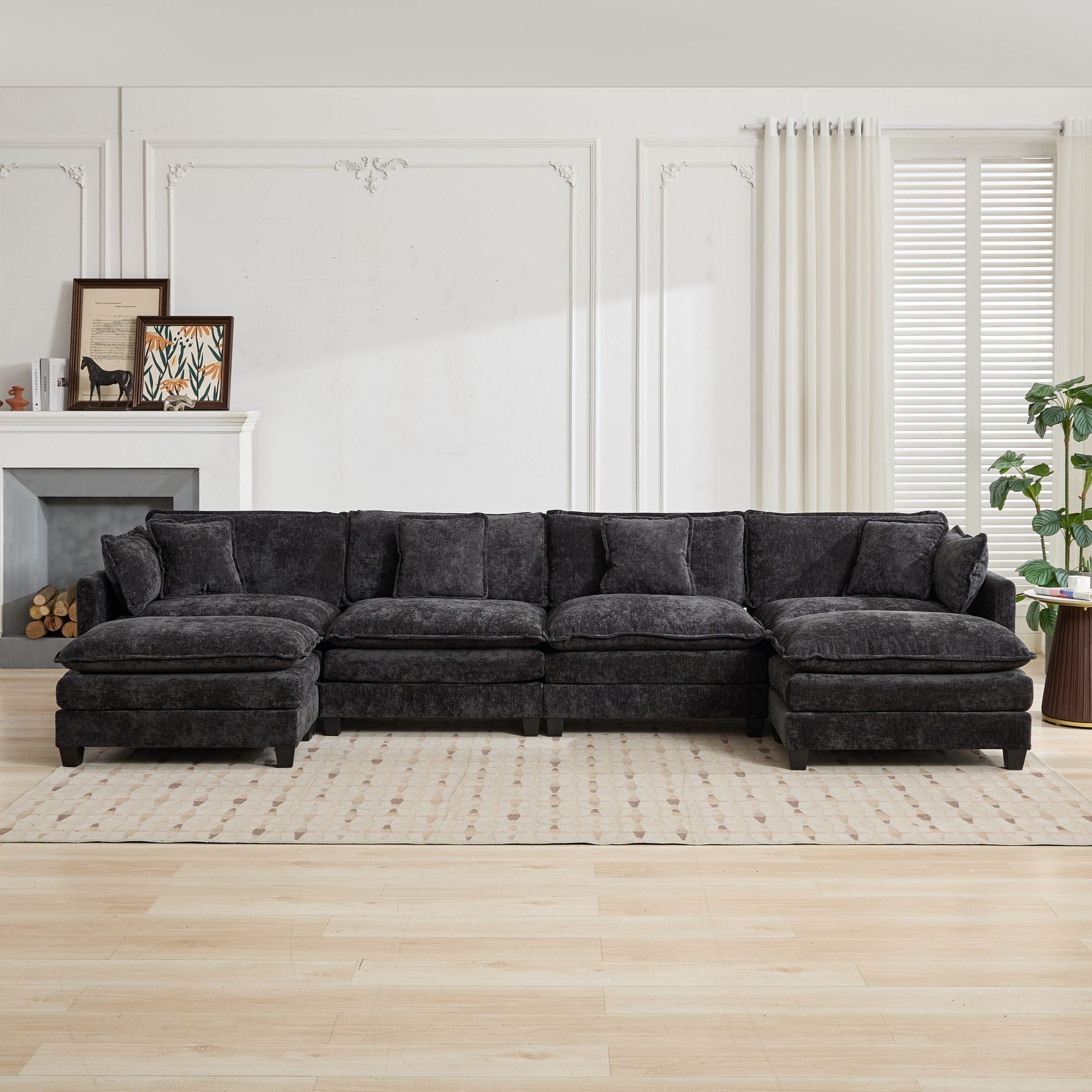 Cloud Chenille Sectional Sofa