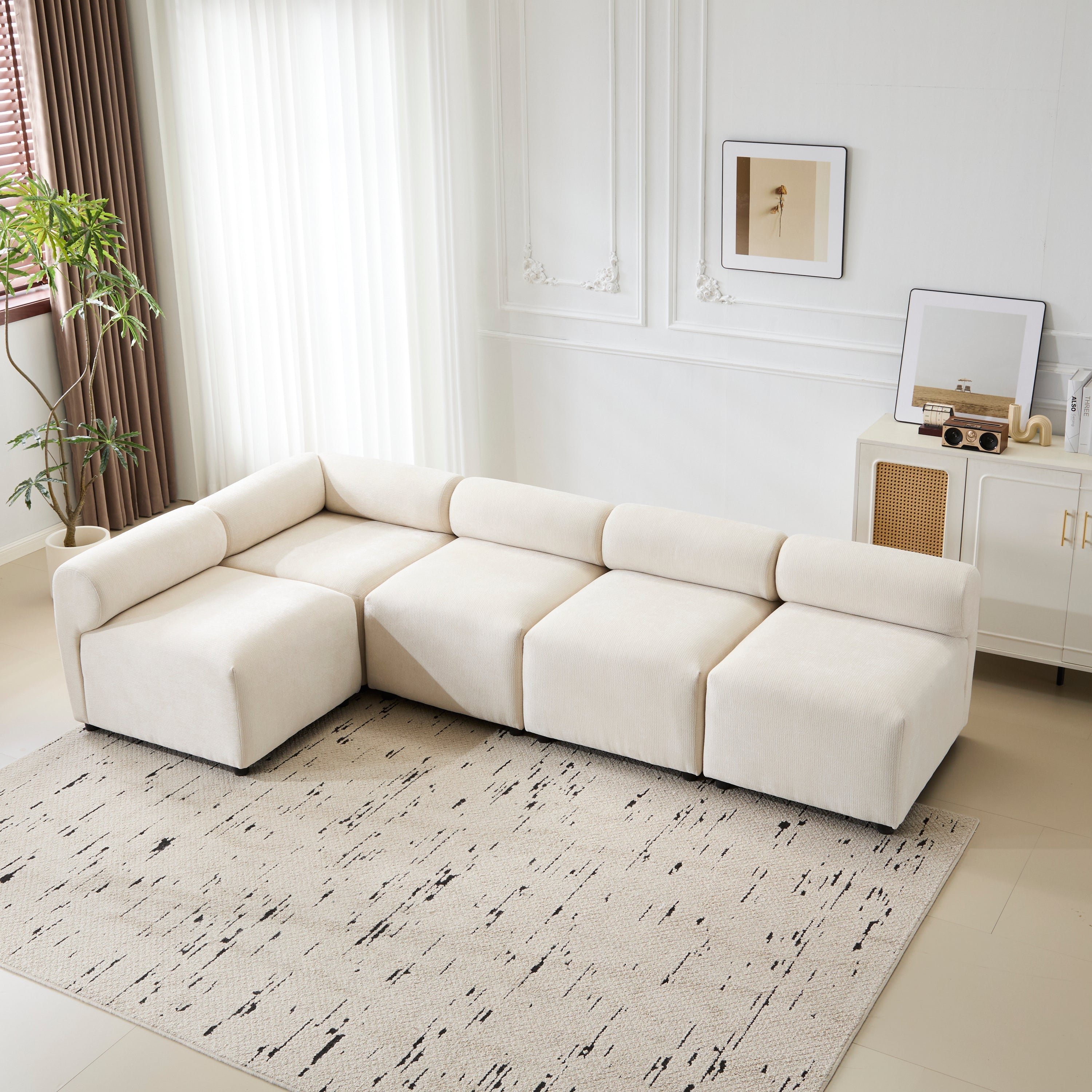Modular Chenille Sofa