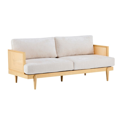 72" Boucle Sofa