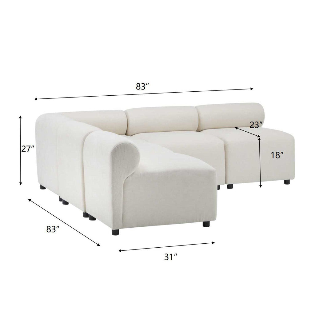 Modular Chenille Sofa