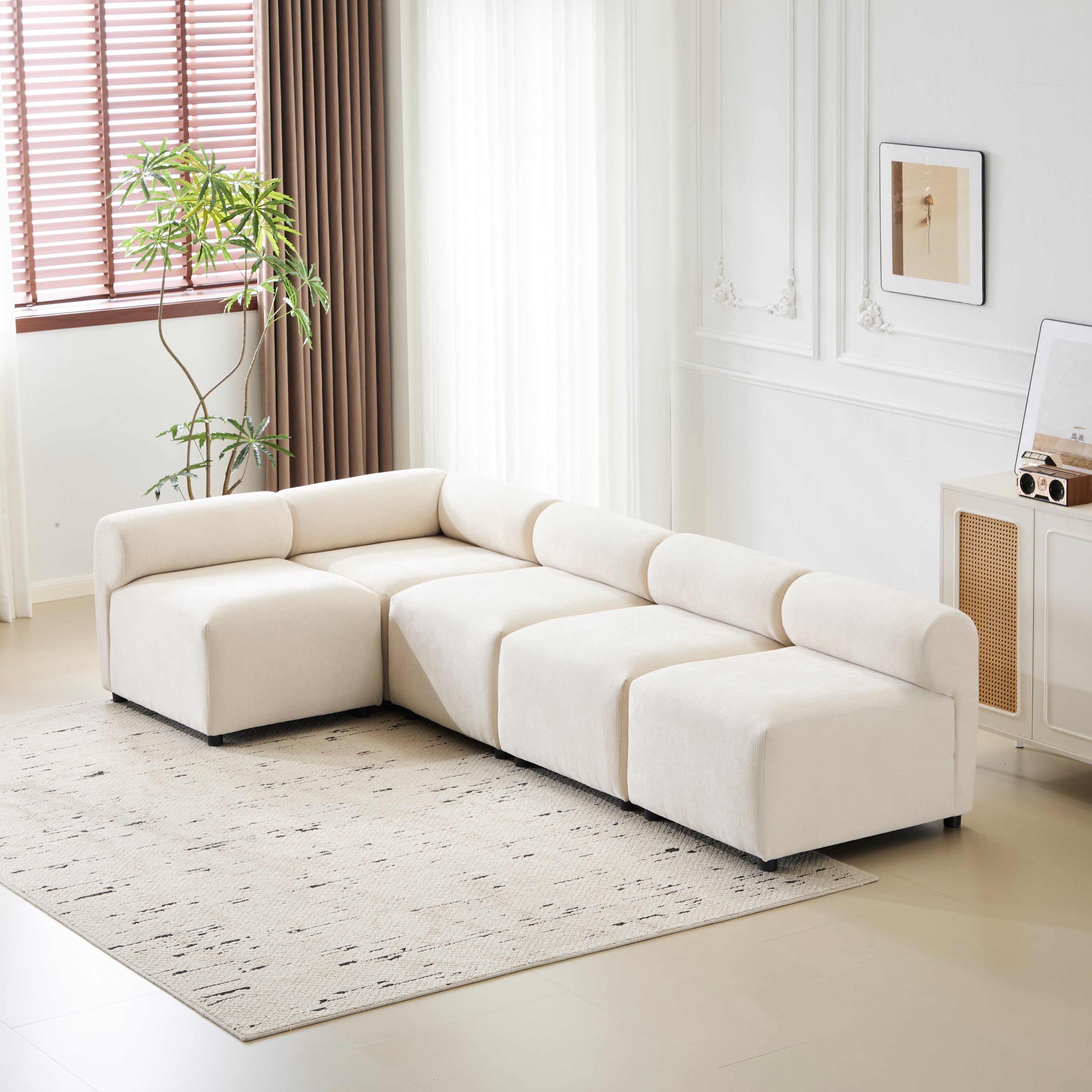 Modular Chenille Sofa