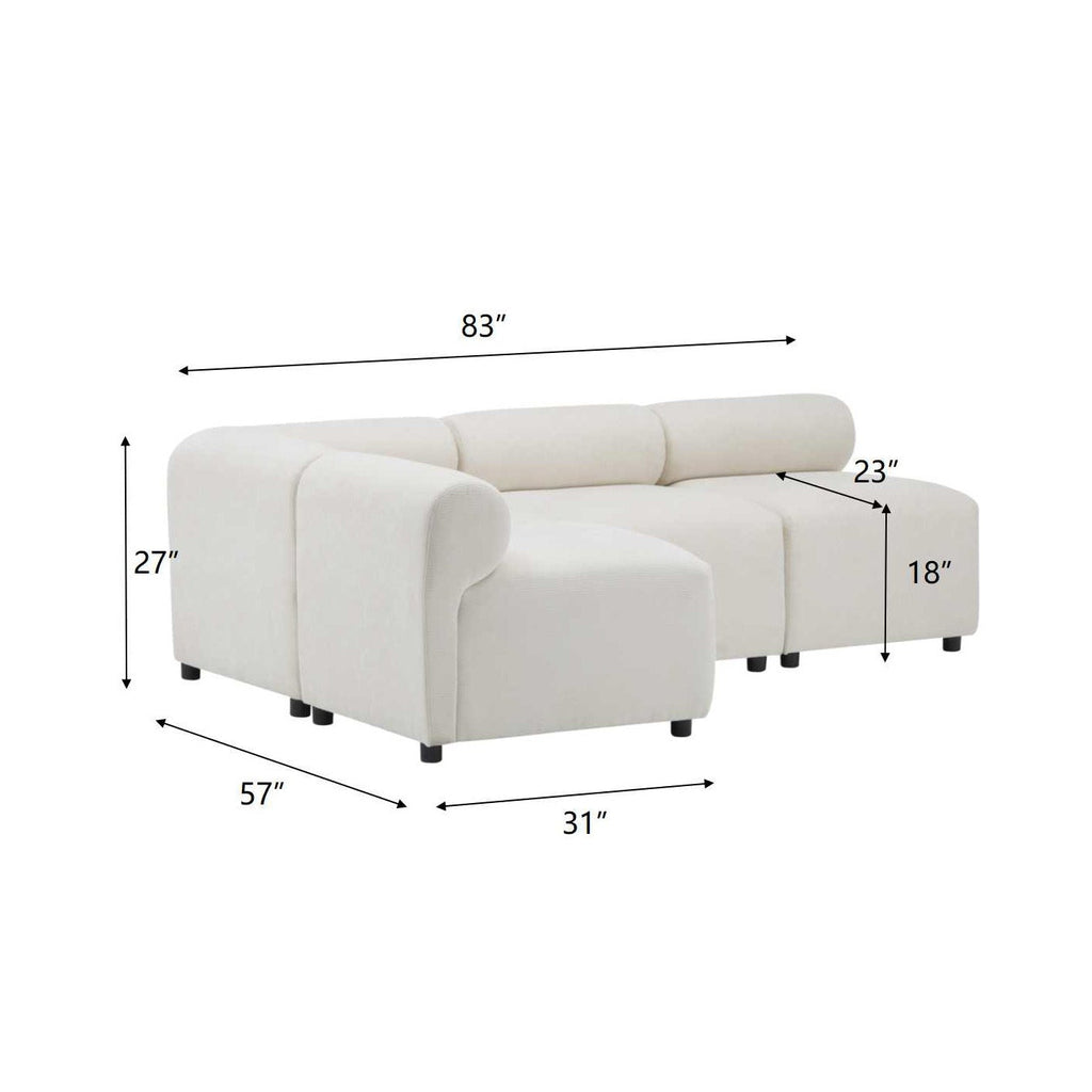 Modular Chenille Sofa