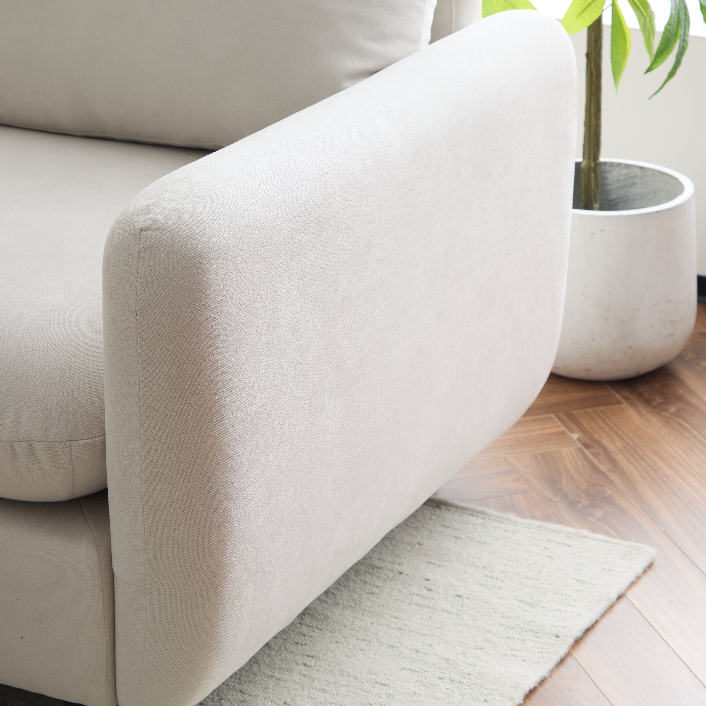 Modular Upholstered Convertible Sofa