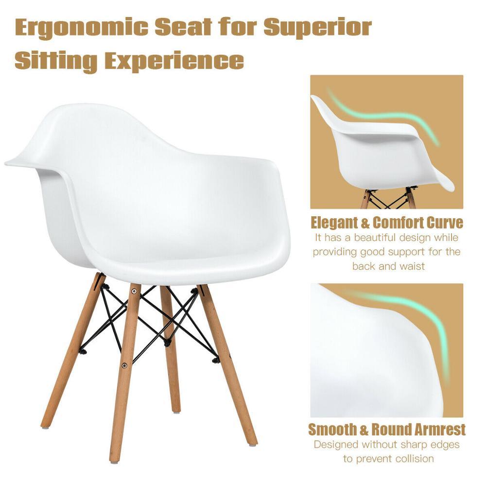 Set of 2 Mid Century Molded Chairs